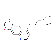1,3-Dioxolo[4,5-g]quinolin-8-amine, N-[2-(1-pyrrolidinyl)ethyl]- 529488-49-1
